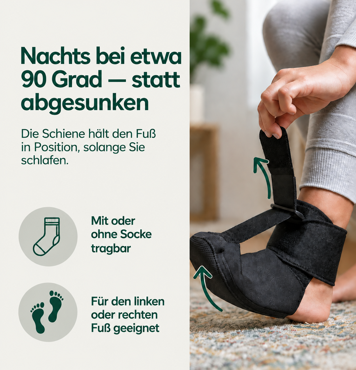 Die weiche Nachtschiene