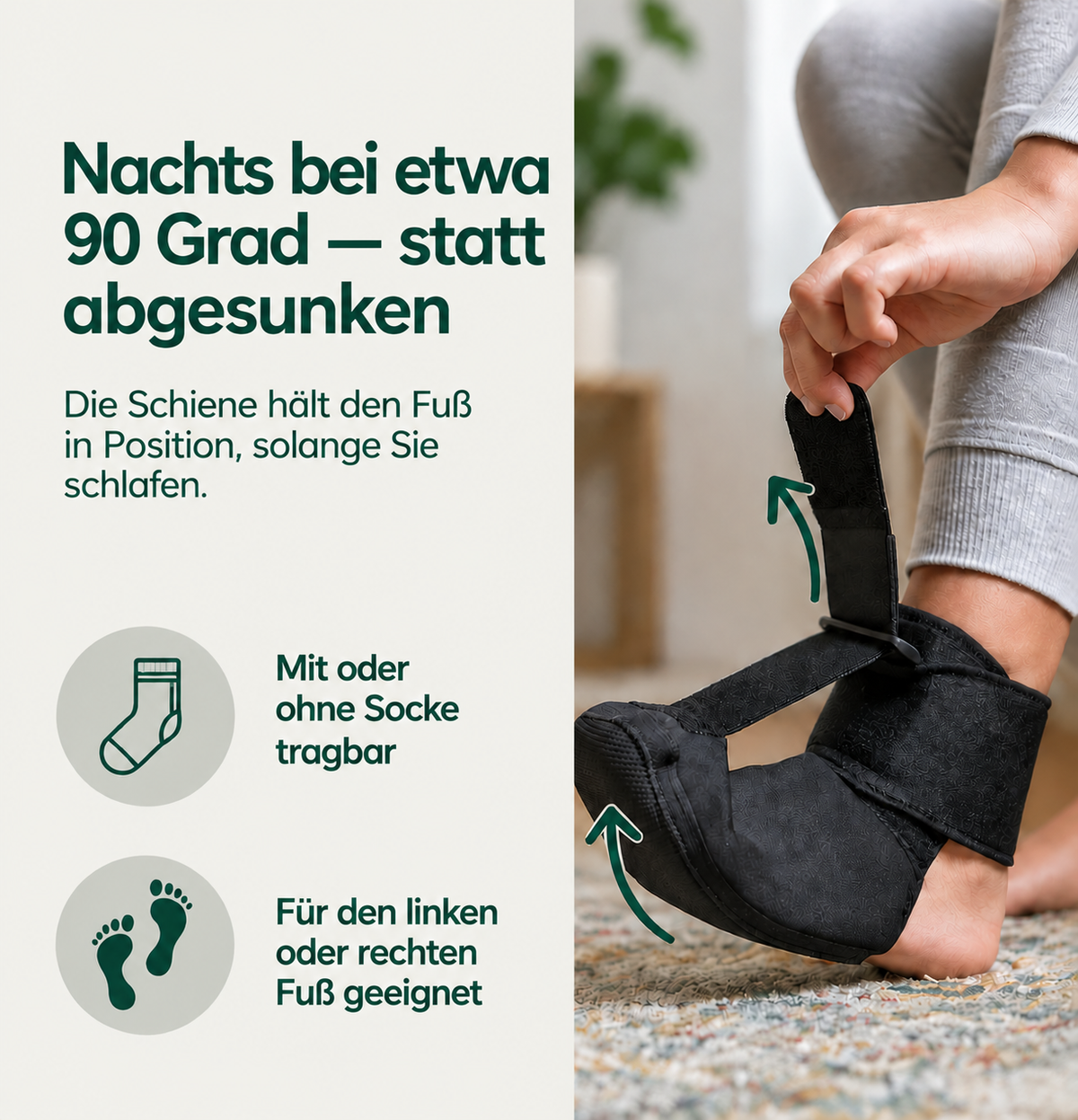 Die weiche Nachtschiene